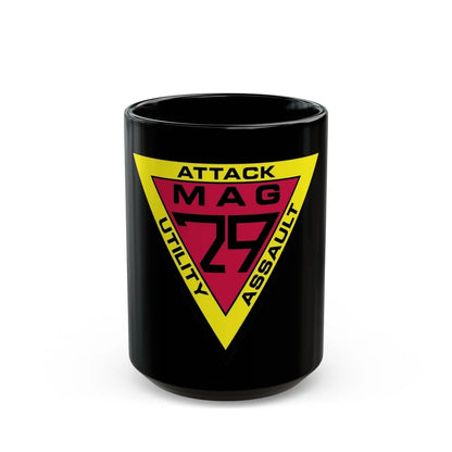 Marine Aircraft Group 29 (USMC) Black Coffee Mug-15oz-Go Mug Yourself