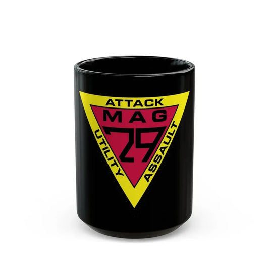 Marine Aircraft Group 29 (USMC) Black Coffee Mug 15oz - Go Mug Yourself