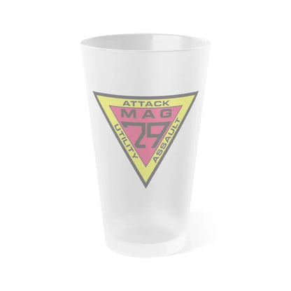 Marine Aircraft Group 29 (USMC) Frosted Pint Glass 16oz Default Title - Go Mug Yourself