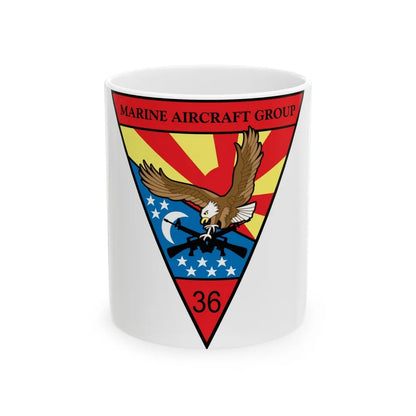 Marine Aircraft Group 36 (USMC) White Coffee Mug-11oz-Go Mug Yourself