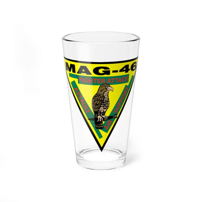 Marine Aircraft Group 46 (USMC) Pint Glass 16oz-16oz-Go Mug Yourself