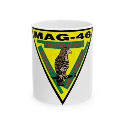 Marine Aircraft Group 46 (USMC) White Coffee Mug-11oz-Go Mug Yourself