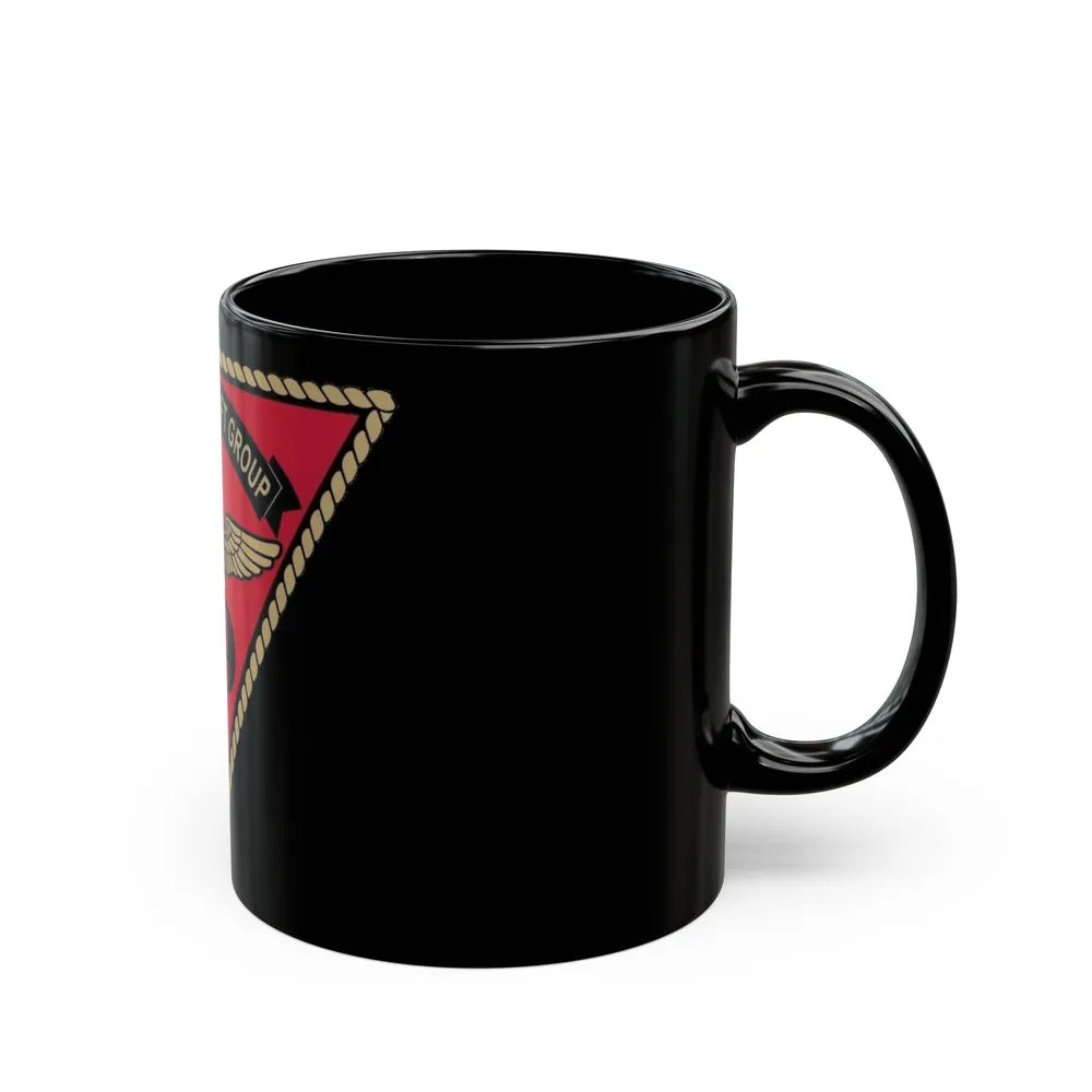 Marine Aircraft Group 49 (USMC) Black Coffee Mug-Go Mug Yourself