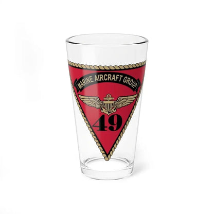 Marine Aircraft Group 49 (USMC) Pint Glass 16oz 16oz - Go Mug Yourself