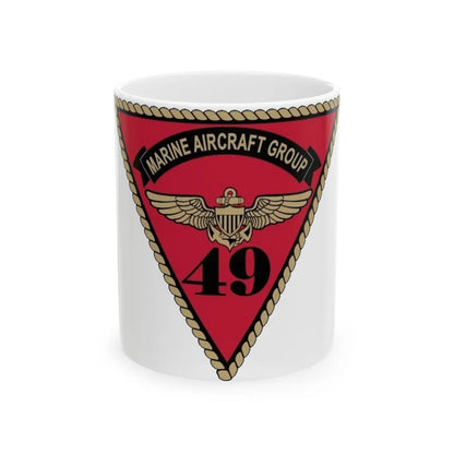 Marine Aircraft Group 49 (USMC) White Coffee Mug-11oz-Go Mug Yourself