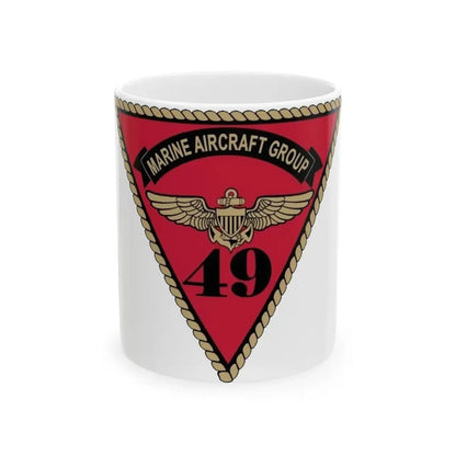 Marine Aircraft Group 49 (USMC) White Coffee Mug 11oz - Go Mug Yourself