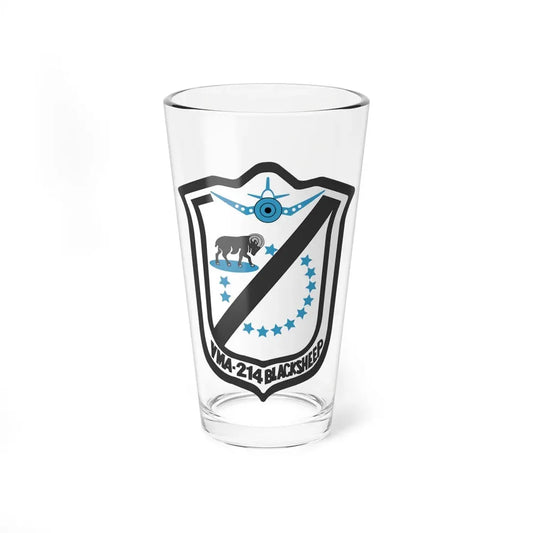 Marine Attack Squadron 214 VMA 214 (USMC) Pint Glass 16oz 16oz - Go Mug Yourself