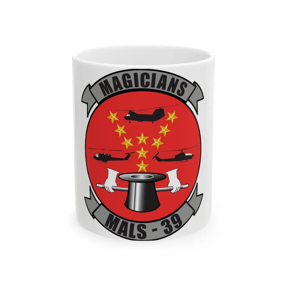 Marine Aviation Logistics Squadron 39 (USMC) White Coffee Mug-11oz-Go Mug Yourself