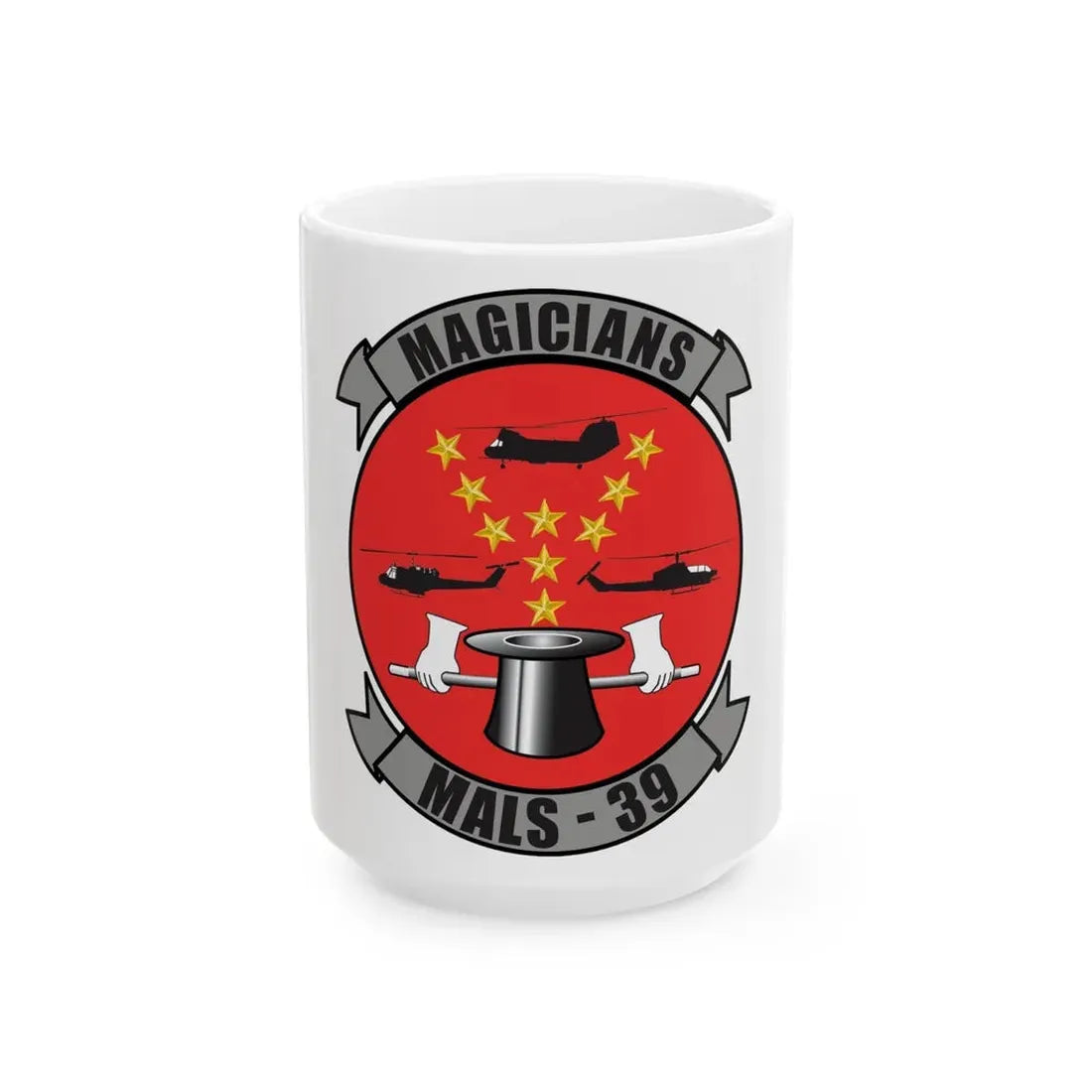 Marine Aviation Logistics Squadron 39 (USMC) White Coffee Mug 15oz - Go Mug Yourself