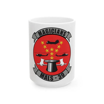 Marine Aviation Logistics Squadron 39 (USMC) White Coffee Mug 15oz - Go Mug Yourself