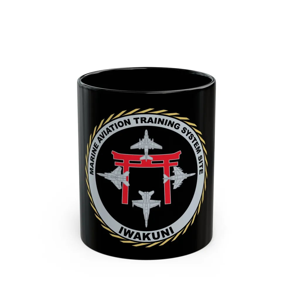 Marine Aviation Training System Site Iwakuni (USMC) Black Coffee Mug-11oz-Go Mug Yourself