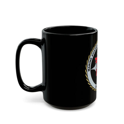 Marine Aviation Training System Site Iwakuni (USMC) Black Coffee Mug-Go Mug Yourself