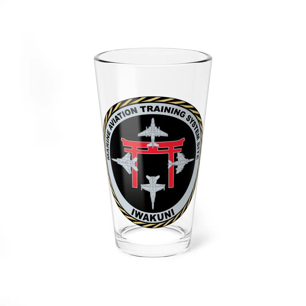 Marine Aviation Training System Site Iwakuni (USMC) Pint Glass 16oz-16oz-Go Mug Yourself