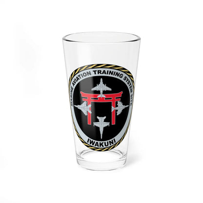 Marine Aviation Training System Site Iwakuni (USMC) Pint Glass 16oz-16oz-Go Mug Yourself