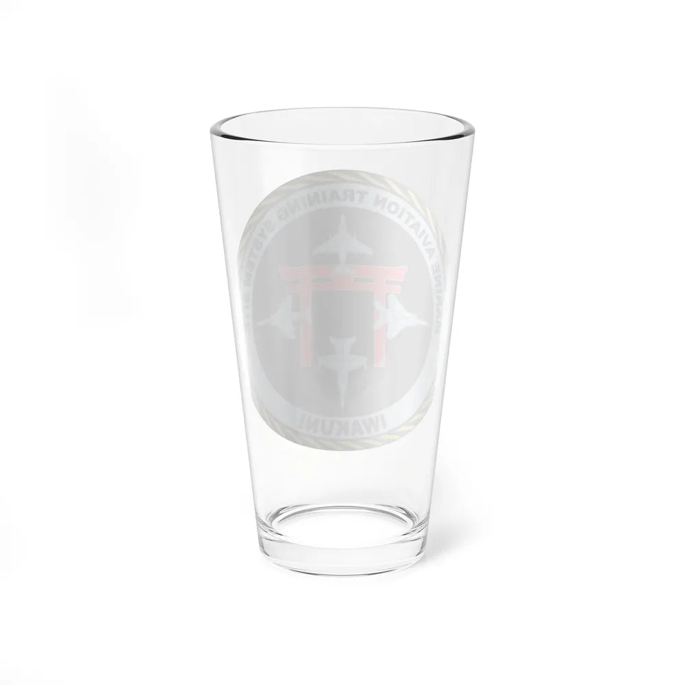 Marine Aviation Training System Site Iwakuni (USMC) Pint Glass 16oz-Go Mug Yourself