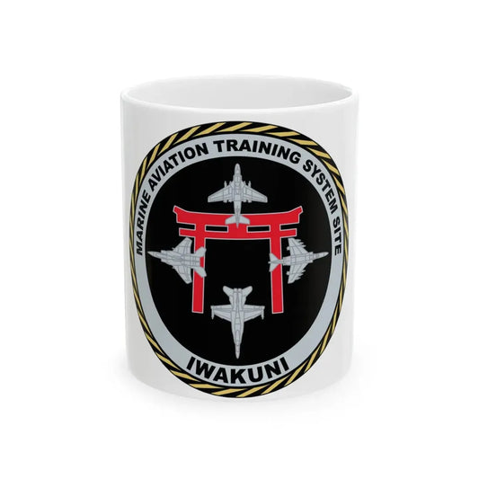 Marine Aviation Training System Site Iwakuni (USMC) White Coffee Mug 11oz - Go Mug Yourself