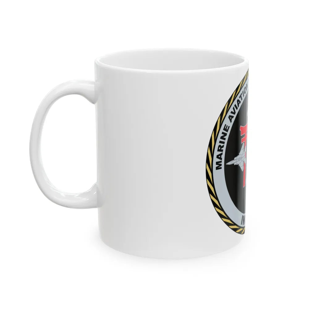 Marine Aviation Training System Site Iwakuni (USMC) White Coffee Mug-Go Mug Yourself