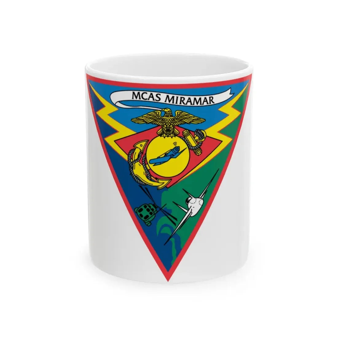 Marine Corps Air Station Miramar (USMC) White Coffee Mug 11oz - Go Mug Yourself