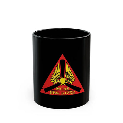 Marine Corps Air Station New River (USMC) Black Coffee Mug-11oz-Go Mug Yourself