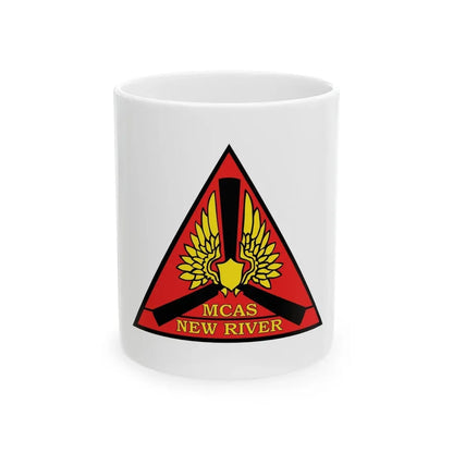 Marine Corps Air Station New River (USMC) White Coffee Mug 11oz - Go Mug Yourself