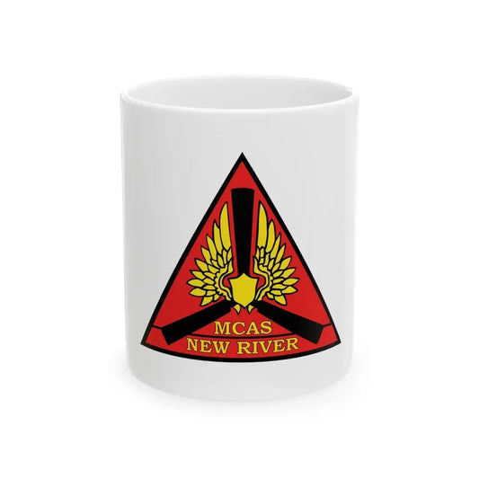 Marine Corps Air Station New River (USMC) White Coffee Mug 11oz - Go Mug Yourself
