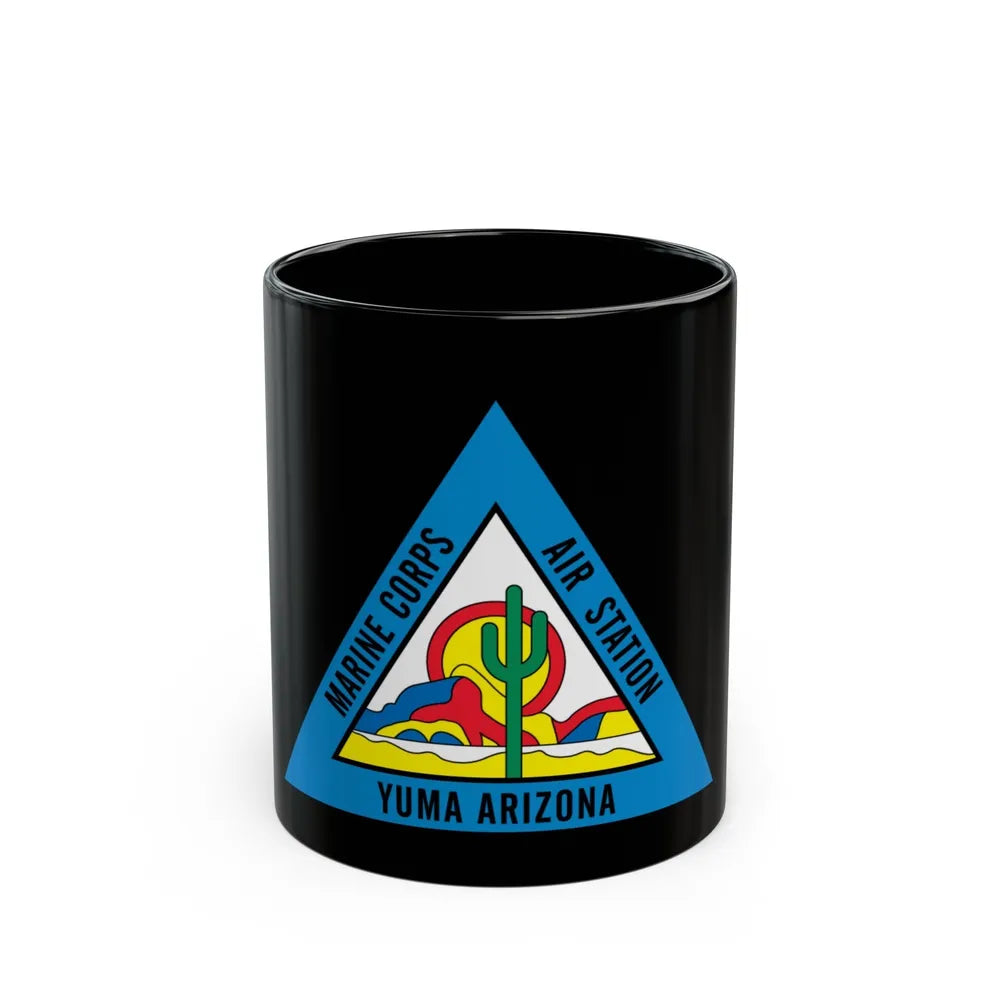 Marine Corps Air Station Yuma (USMC) Black Coffee Mug-11oz-Go Mug Yourself