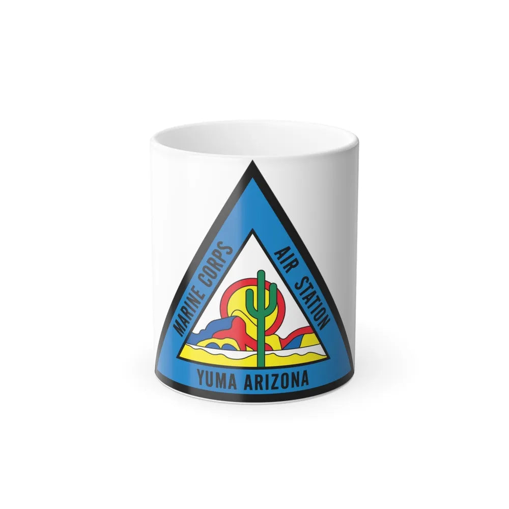 Marine Corps Air Station Yuma (USMC) Color Changing Mug 11oz-11oz-Go Mug Yourself