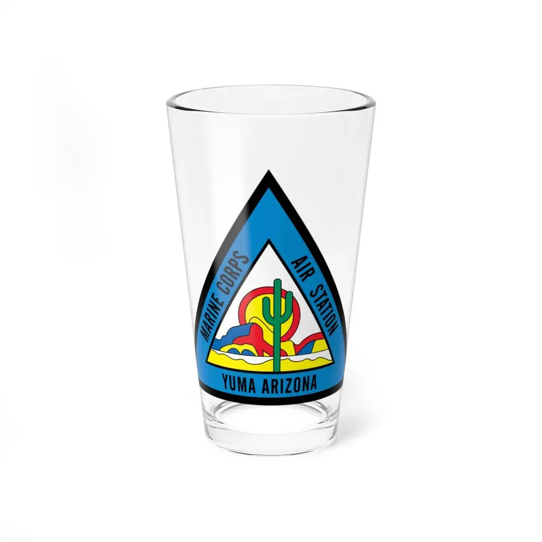 Marine Corps Air Station Yuma (USMC) Pint Glass 16oz 16oz - Go Mug Yourself