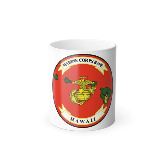 Marine Corps Base Hawaii (USMC) Color Changing Mug 11oz-11oz-Go Mug Yourself