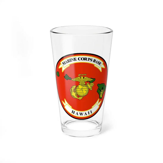 Marine Corps Base Hawaii (USMC) Pint Glass 16oz 16oz - Go Mug Yourself