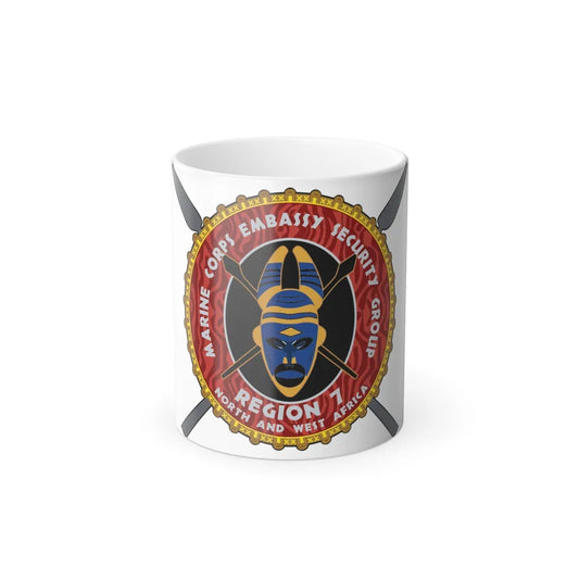 Marine Corps Embassy Security Group Reg 7 (USMC) Color Changing Mug 11oz-11oz-Go Mug Yourself