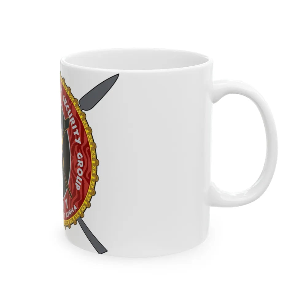 Marine Corps Embassy Security Group Reg 7 (USMC) White Coffee Mug-Go Mug Yourself