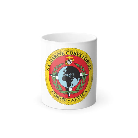 Marine Corps Forces Europe Africa (USMC) Color Changing Mug 11oz-11oz-Go Mug Yourself