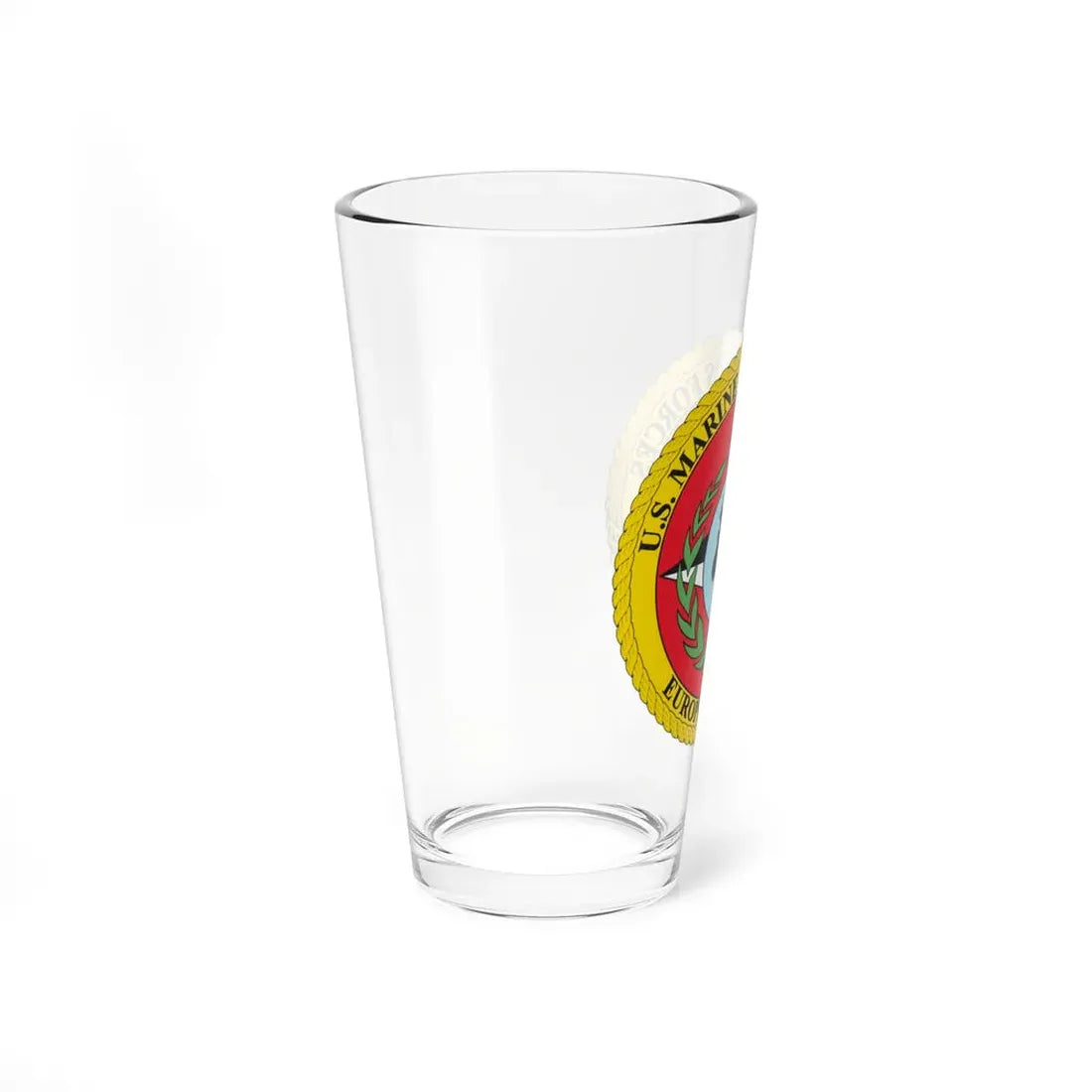 Marine Corps Forces Europe   Africa (USMC) Pint Glass 16oz - Go Mug Yourself