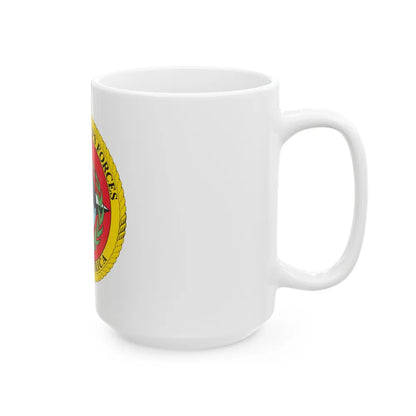 Marine Corps Forces Europe Africa (USMC) White Coffee Mug-Go Mug Yourself