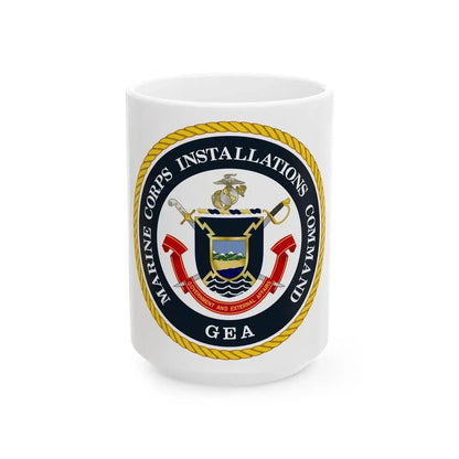 Marine Corps Installations Command Government and External Affairs (USMC) White Coffee Mug 15oz - Go Mug Yourself