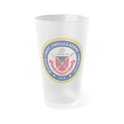 Marine Corps Installations Command National Capital Region (USMC) Frosted Pint Glass 16oz Default Title - Go Mug Yourself