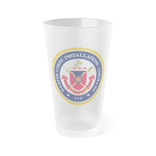 Marine Corps Installations Command National Capital Region (USMC) Frosted Pint Glass 16oz Default Title - Go Mug Yourself