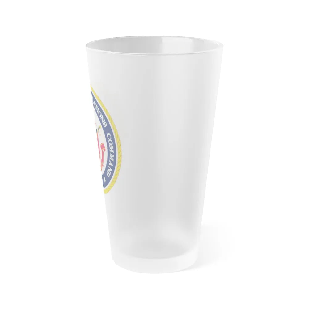 Marine Corps Installations Command National Capital Region (USMC) Frosted Pint Glass 16oz-Go Mug Yourself