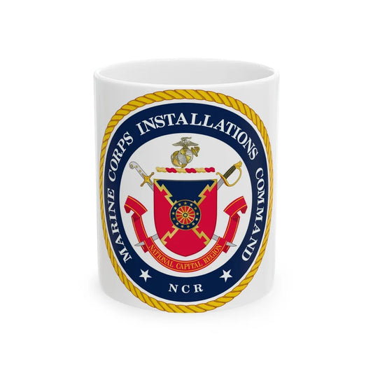 Marine Corps Installations Command National Capital Region (USMC) White Coffee Mug-11oz-Go Mug Yourself