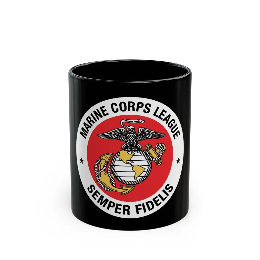 Marine Corps League (USMC) Black Coffee Mug-11oz-Go Mug Yourself