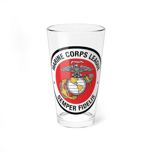 Marine Corps League (USMC) Pint Glass 16oz 16oz - Go Mug Yourself