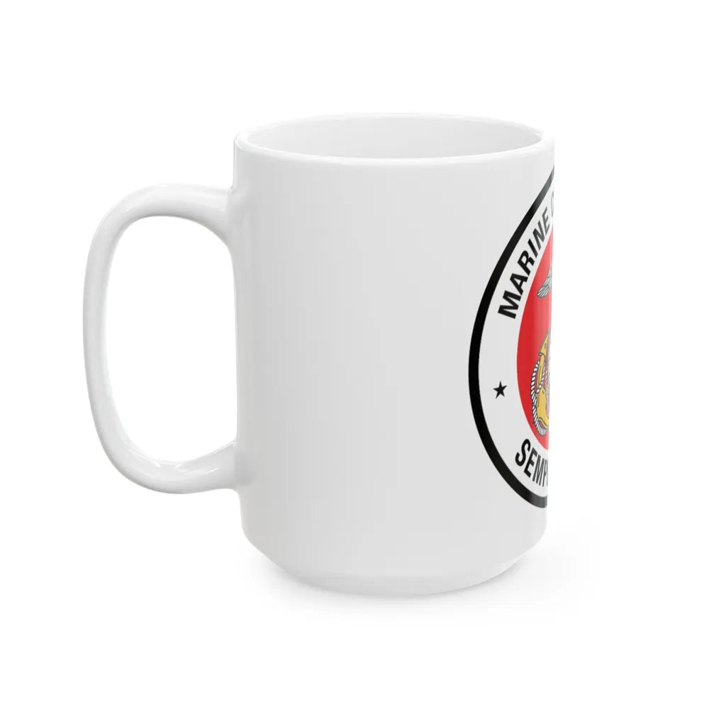 Marine Corps League (USMC) White Coffee Mug-Go Mug Yourself