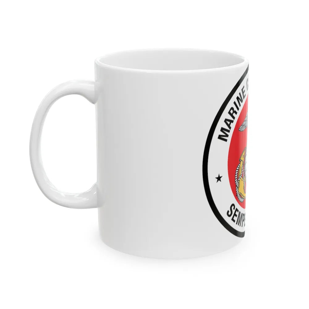 Marine Corps League (USMC) White Coffee Mug-Go Mug Yourself