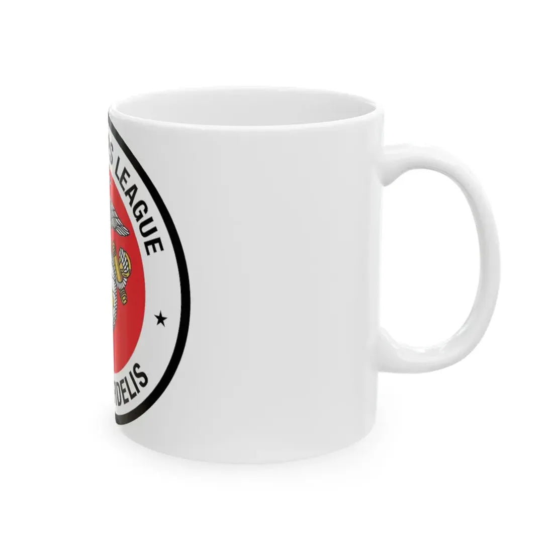 Marine Corps League (USMC) White Coffee Mug - Go Mug Yourself