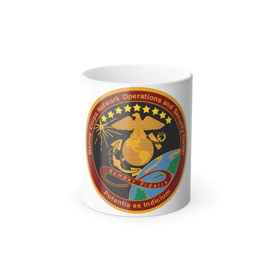 Marine Corps Network Operations And Security Center (USMC) Color Changing Mug 11oz-11oz-Go Mug Yourself