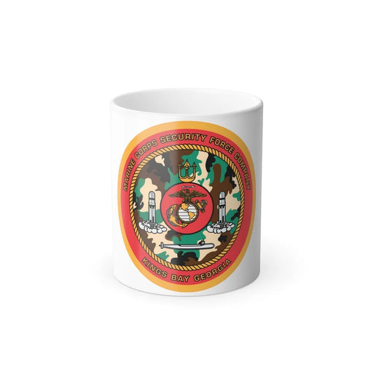 Marine Corps Security Force Company Kings Bay Georgia (USMC) Color Changing Mug 11oz-11oz-Go Mug Yourself