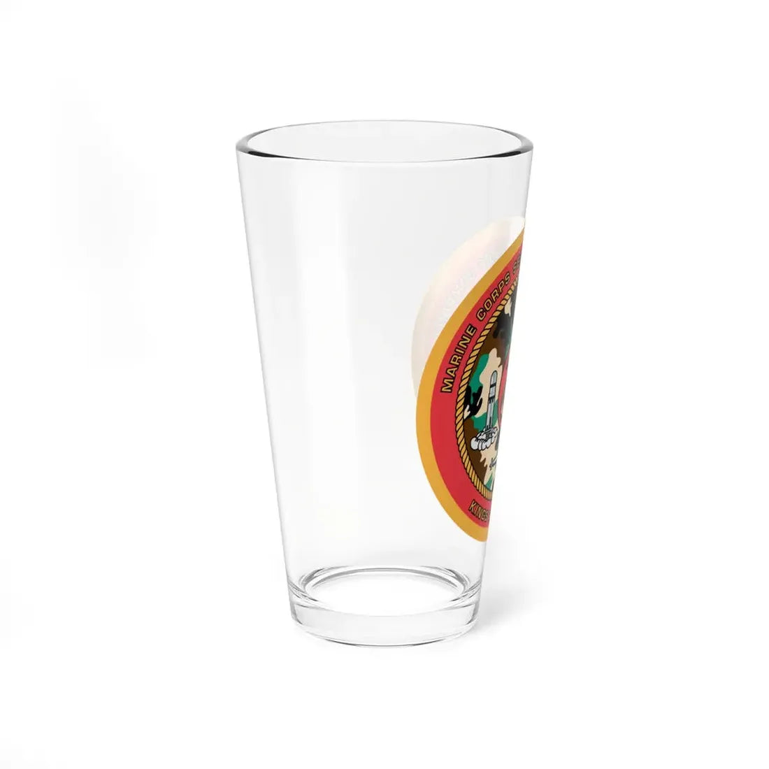 Marine Corps Security Force Company Kings Bay Georgia (USMC) Pint Glass 16oz - Go Mug Yourself