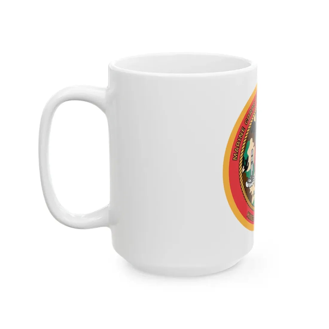 Marine Corps Security Force Company Kings Bay Georgia (USMC) White Coffee Mug - Go Mug Yourself