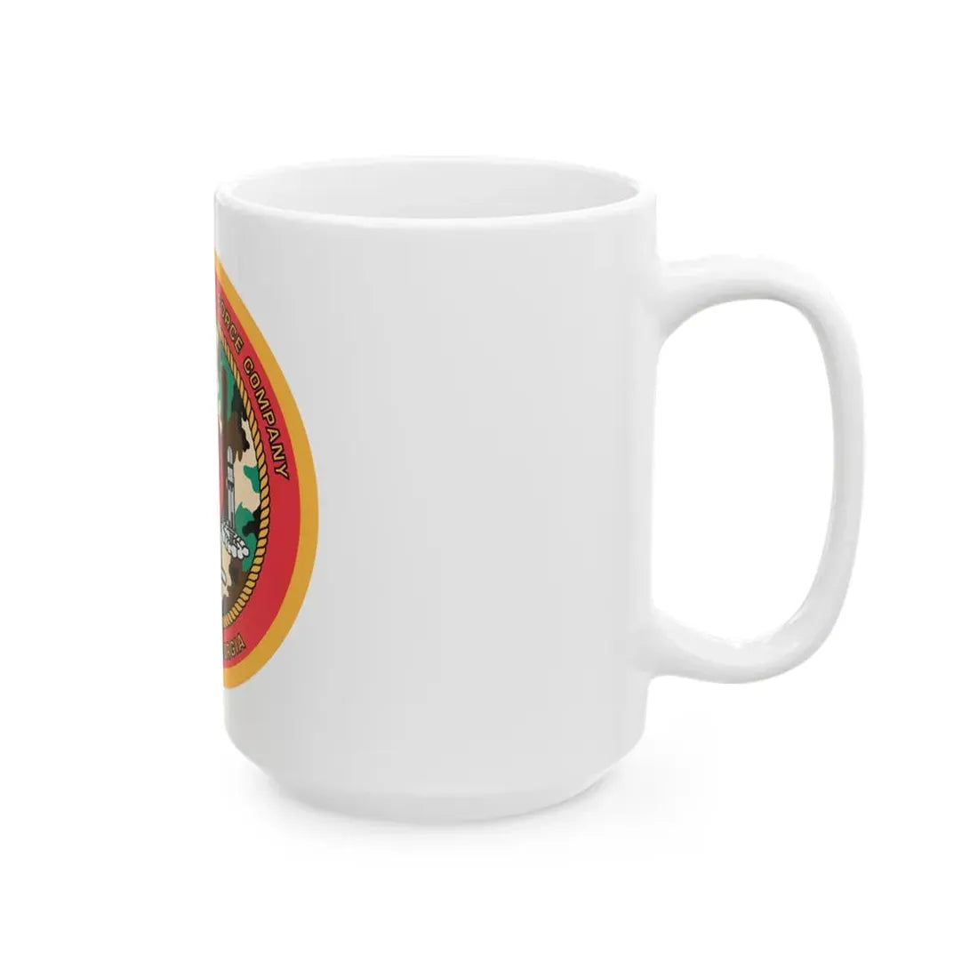 Marine Corps Security Force Company Kings Bay Georgia (USMC) White Coffee Mug - Go Mug Yourself